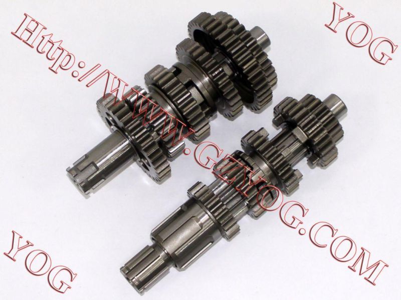 Yog Motorcycle Spare Parts Transmission Gears Complete for Bajajboxer, Cg200, Tvs Star