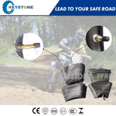 ISO Standard Super Quality Natural Rubber / Motorcycle Inner Tube (4.00/4.10-17)
