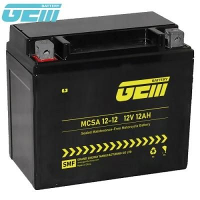 12V12ah Start Stop Sealed Lead Acid Activate Motorcycle AGM Battery