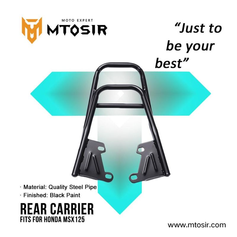 Mtosir Motorcycle Spare Parts Accessories Rear Carrier M3 Monkey for Honda Msx 125 High Quality Professional Black Rear Carrier