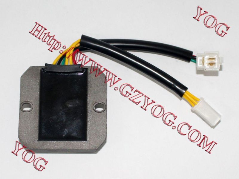 Yog Motorcycle Spare Parts Voltage Rectifier 6V 1 Alambre Eco-100 Ax100