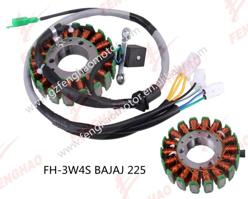 High Quality Motorcycle Parts Magneto Coil Bajaj 3W4s/CT100/Bajaj225/Bm150