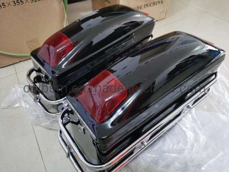 Cqjb Manufacture Motorcycle Luggage Side Tail Boxes