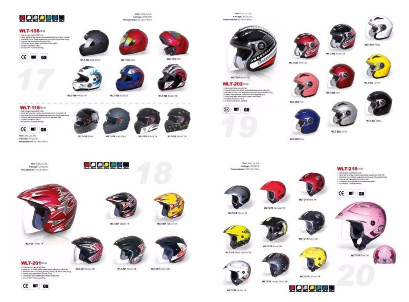 Motorcycle Open Face Helmet with DOT