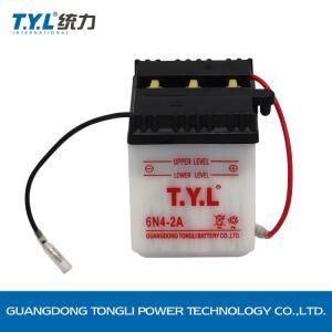 6n4-2A 6V4ah White Color Water Motorcycle Battery Factory Price