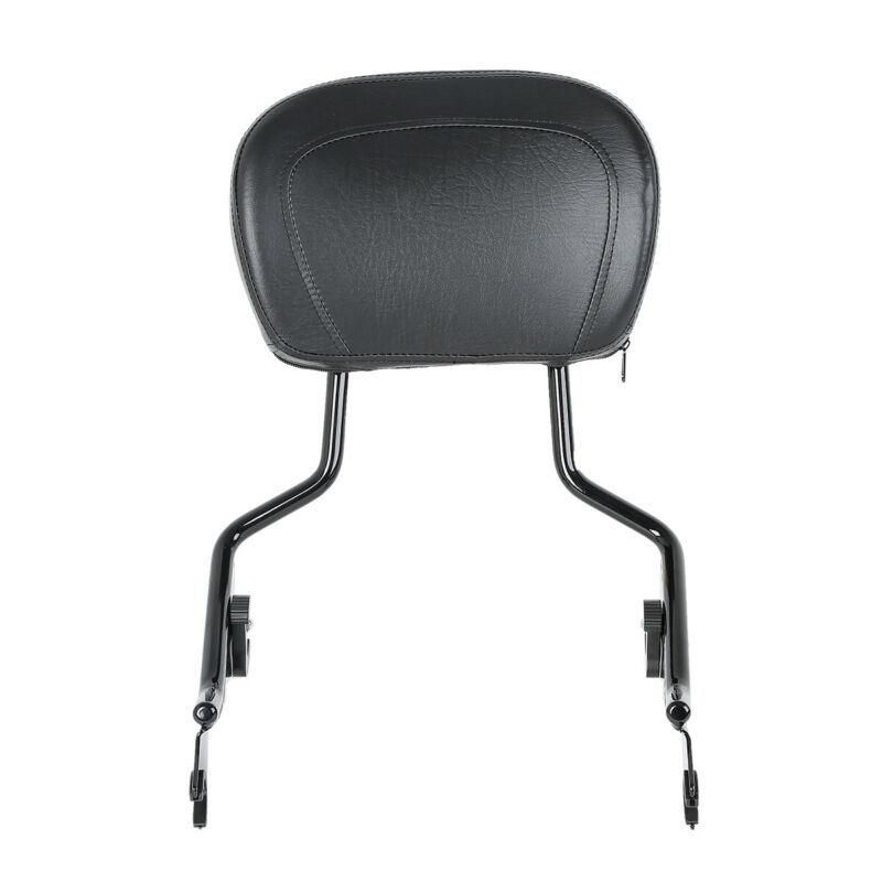 Black Detachable Backrest Sissy Bar for Harley Touring Road King Glide 2009-2020