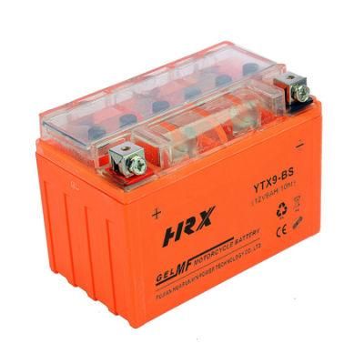 Orange Case High Performance 12V Lead Acid Gel Motorcycle Battery