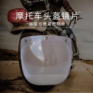 Multi-Colors Adjustable Motorcycle Half Face Helmet Bubble Visor Easy Installation