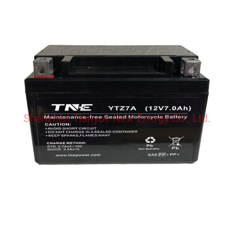 12V 7ah Sealed Mf VRLA AGM/Gel Motorcycle Storage Battery