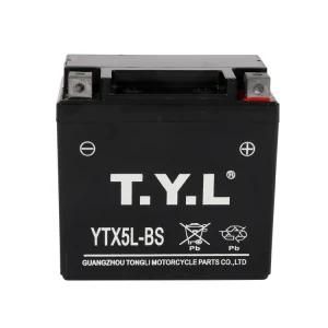 Ytx5l-BS/12V 5ah Tyl Battery SLA/AGM/VRLA Mf Motorcycle Battery with Best Price