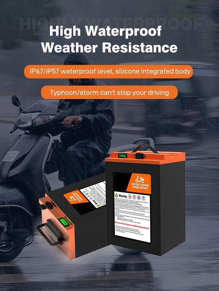 Electric Motorcycles Lithium Ion Battery Pack 60V/72V 20ah/30ah 40ah 50ahli-Ion Battery
