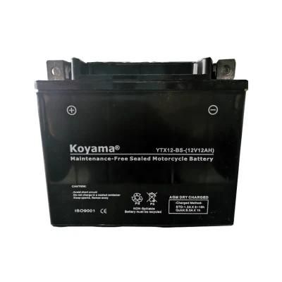 Best Price 12V12ah Maintenance Free Motorcycle Battery Battery for Motorbike