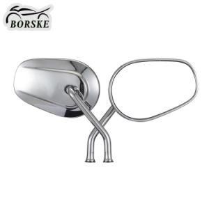 Tapered Short Stem Rearview Mirrors for Harley Road King Road Glide Sportster