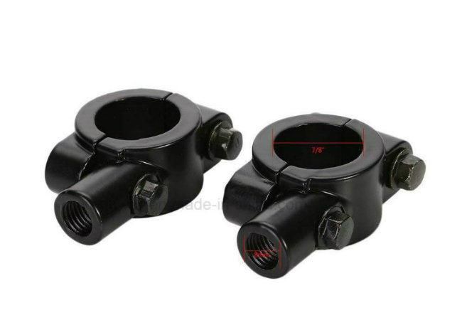 Universal Handlebar Mirror Mount Aluminum Clamp Motorcycle Parts