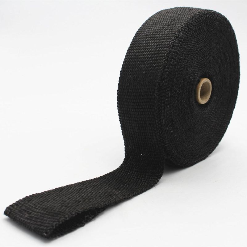 Automotive Egr Pipe Hose Tube Insulating Tape Thermal Heat Shiled Motorcycle Exhaust Header Wrap Graphite Black