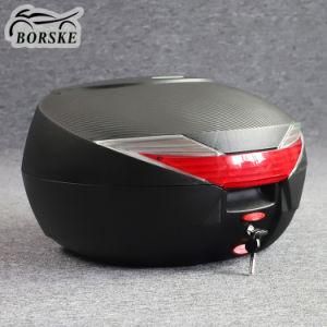 42L Wholesale Scooter Motorbike Top Case PP Carbon Fiber Motorcycle Tail Box Motorcycle Trunk