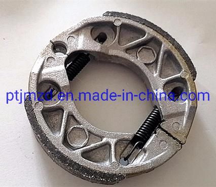 High Quality, High Wear Resistance, No Nosise, Asbestos or Asbestos Free -Motorcycle Brake Shoes Parts for Qiaoge