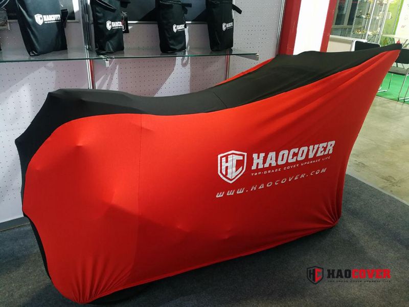 Universal Size Stretch Motorcycle Cover Dustproof Cover for Indoor Use