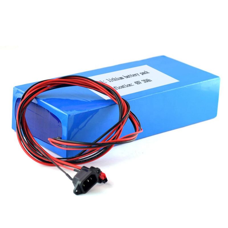 High Capacity 18650 Battery Pack 48V 20ah Lithium Battery for Electric Scooter