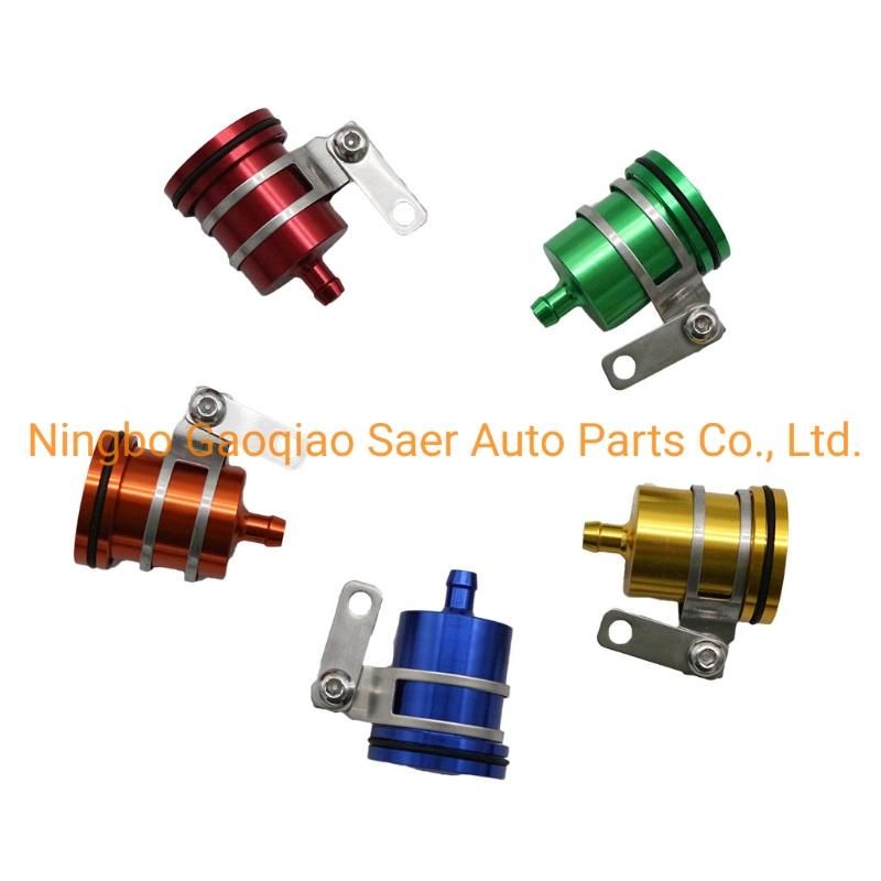 Universal Motorcycle Modified CNC Aluminum Alloy Upper Pump Oil Pot Brake Clutch Oil Tank