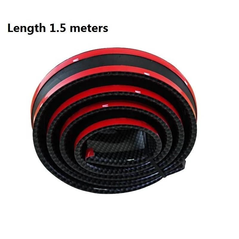 New Universal 3m Style Carbon Fiber Car Rear Automotive Spoilers Carbon Spoiler Length 1.5m