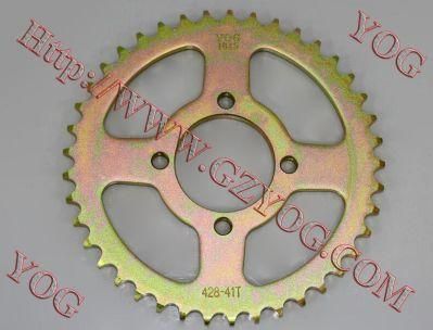 Yog Motorcycle Spare Parts Rear Front Chain Sprocket Tvs Star
