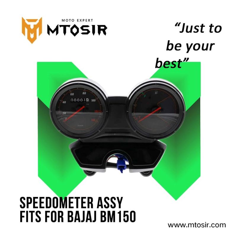 Mtosir Motorcycle Part Bajaj Bm100 Speedometer Assy High Quality Professional Motorcycle Speedometer Assy
