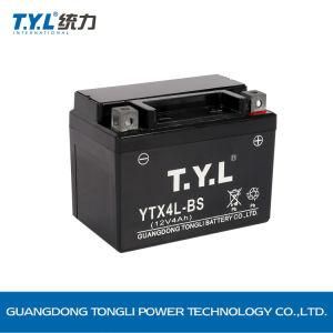 Tyl 12V4ah Wet-Charged Mf Lead-Acid Battery for Honda Suzuki YAMAHA OEM