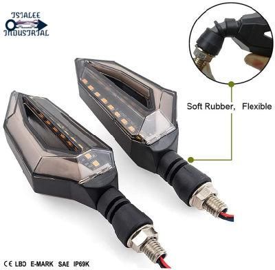 Turn Signal Modified LED Double Color Motorcycle LED Turn Single Running Lights