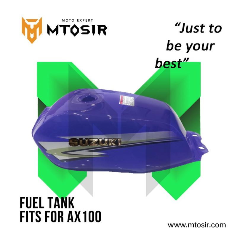 Mtosir Fuel Tank for Suzuki Ax-4 (GD110) Ax100 High Quality Oil Tank Gas Fuel Tank Container Motorcycle Spare Parts Chassis Frame Part Motorcycle Accessories