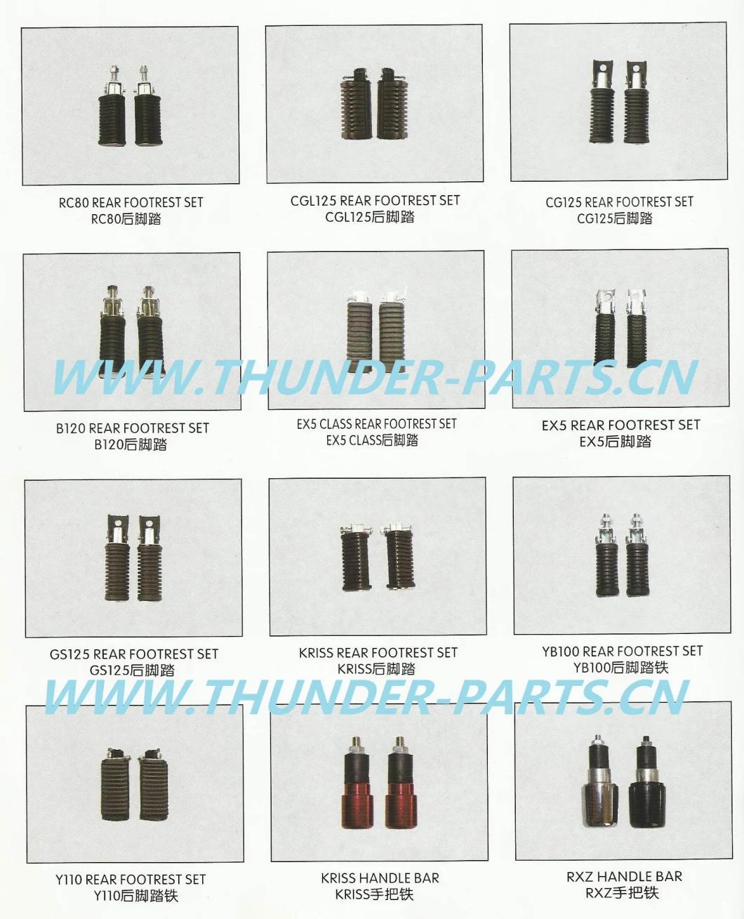 Motorcycle Main/Side Stand/Wheel Axle/Footstep/Footrest Spare Parts Bajaj Tvs Motorcycles