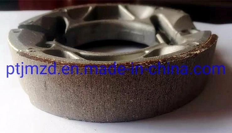 High Quality, High Wear Resistance, No Nosise, Asbestos or Asbestos Free -Motorcycle Brake Shoes Parts for Ybr125, Rxk125