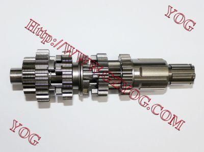 Yog Motorcycle Parts-Main Shaft Comp. for Cg125 150 250 Cbf150 YAMAHA Ybr125 Fz16 Suzuki Ax100 Bajaj Boxer Pulsar135 Tvs Star Hlx125