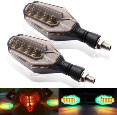 Flowing Flashing Waterproof 12V Bulbs Universal Brightest Motorcycle LED for Harley