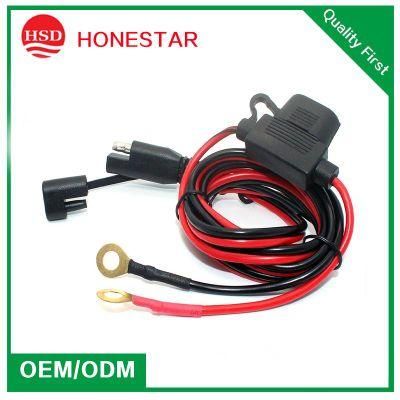 SAE Motorcycle Connection Power Wire with Fuse