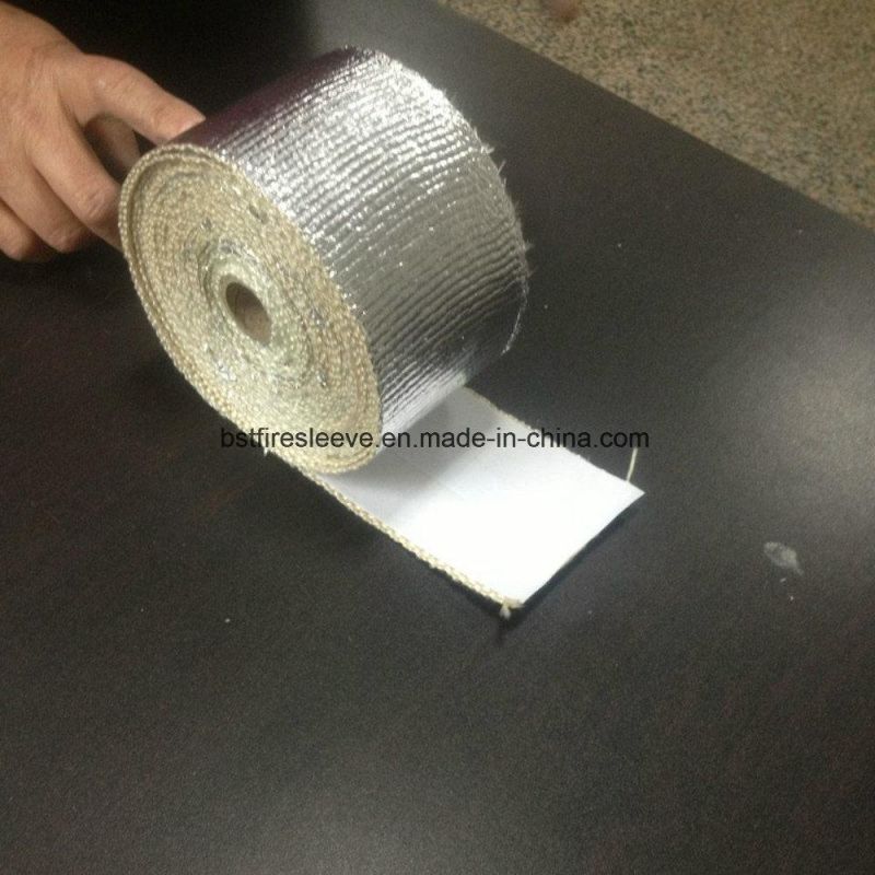 High Heat Glass Fiber with Aluminized Exhaust Wrap