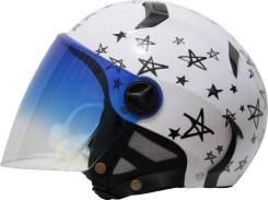 4/3 Open Face Helmet with Double Visor for Motorcycle and Bicycle