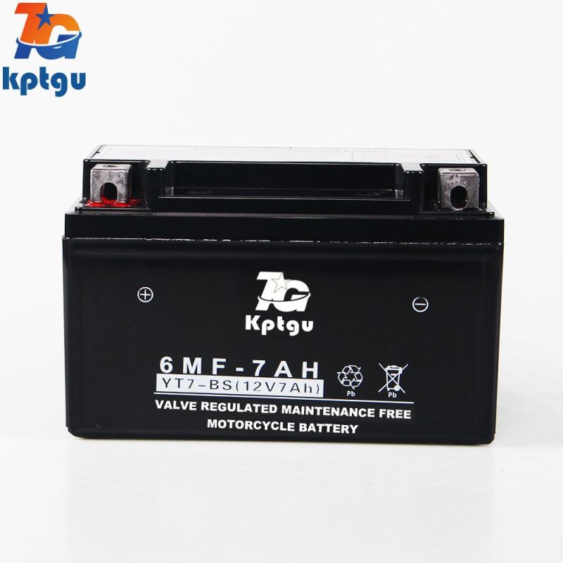 Yt7-12V7ah AGM Scooter Battery Rechargeable Lead Acid Motorcycle Battery