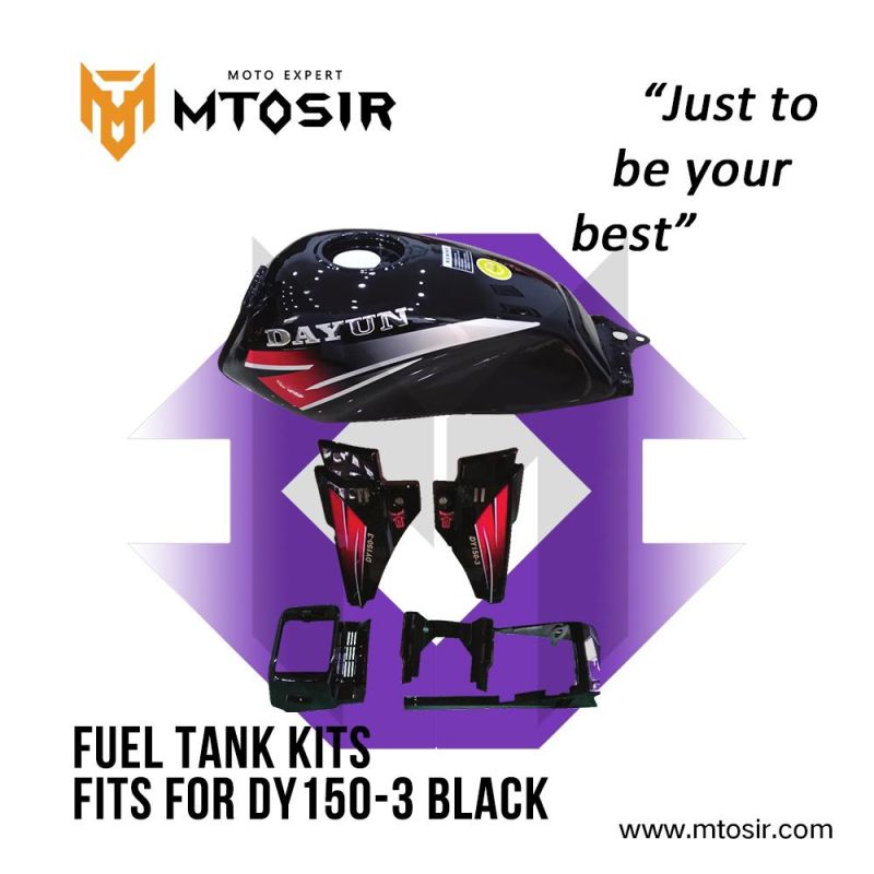 Mtosir Motorcycle Fuel Tank Kits Dy150-40 Side Cover Motorcycle Spare Parts Motorcycle Plastic Body Parts Fuel Tank