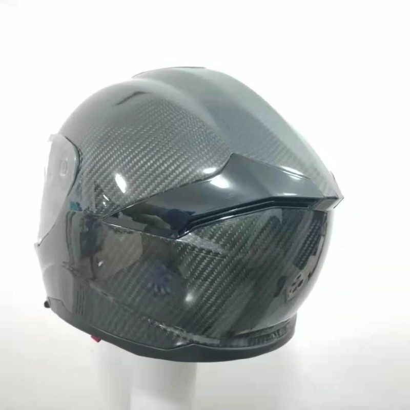 Fiber Vintage Motorcycle Helmet Retro Fullface Four Seasons Carbon Fiber Motocross Helmet Unique Motorcycle Helmets